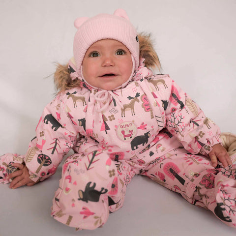 Bambi Girls Baby One-Piece Suit - Rose