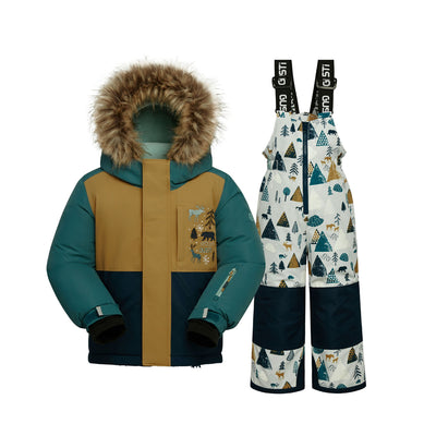 Dudley Boys Metro Toddler Snowsuit - Teal