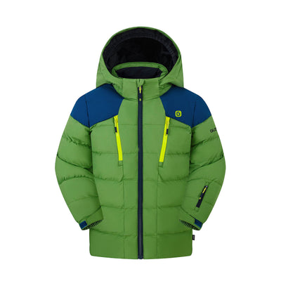 Elton Boys Tech Winter Jacket - Pine/Midnight