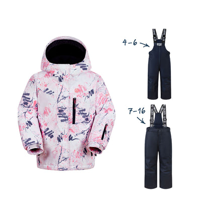 Fanny Girls Snowsuit - Haze