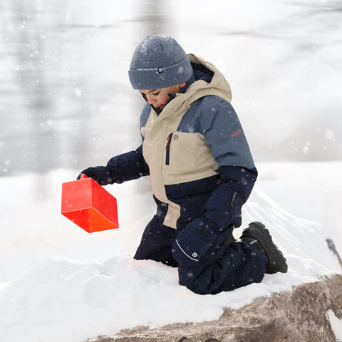Gage Boys Snowsuit - Greige