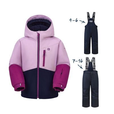 Lauren Girls Snowsuit - Lavender