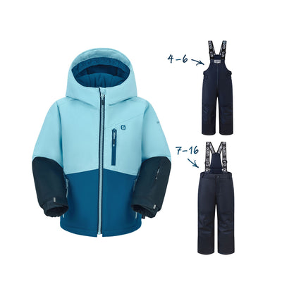 Lauren Girls Snowsuit - Sky