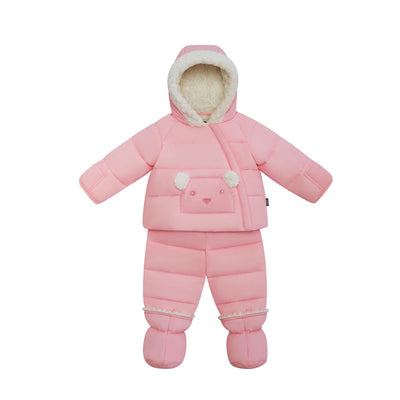 Logan Unisex Baby Two-Piece Suit - Rose