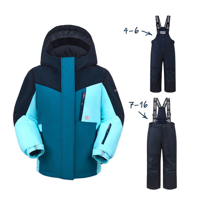 Penny Girls Snowsuit - Sapphire
