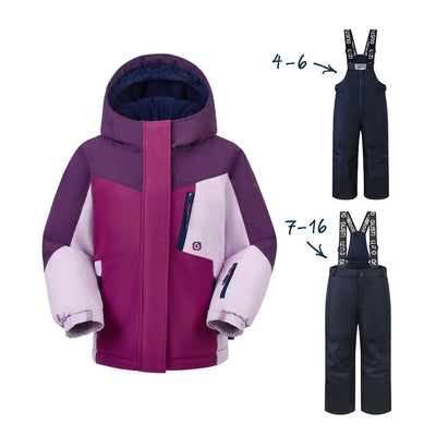 Penny Girls Snowsuit - Wild Aster