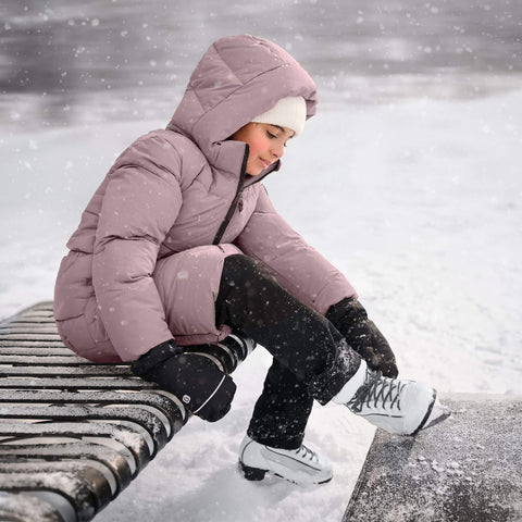 Portia Girls Metro Coat - Dove