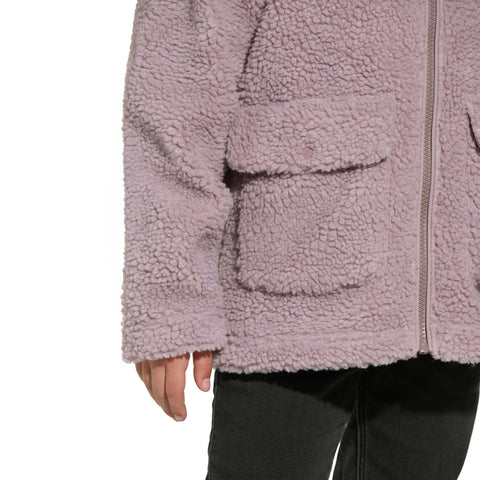 Sasha Girls Sherpa Jacket - Dove