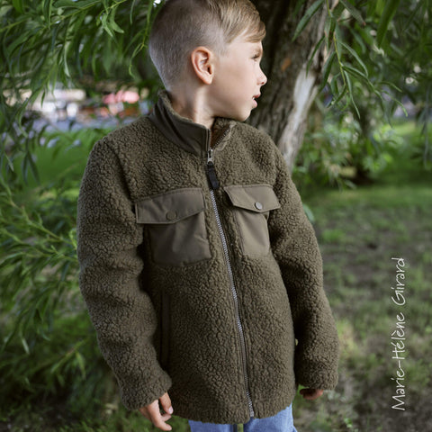 Tripp Boys Sherpa Jacket - Earth