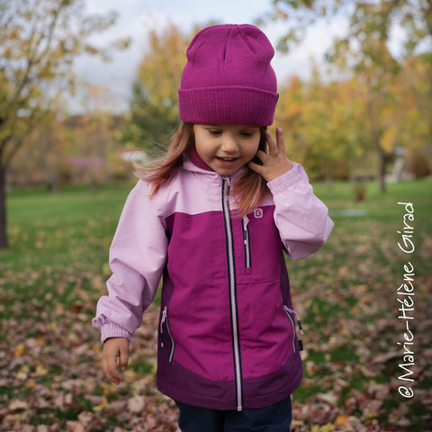 Trista Girls Polar-Lined Jacket - Wild Aster